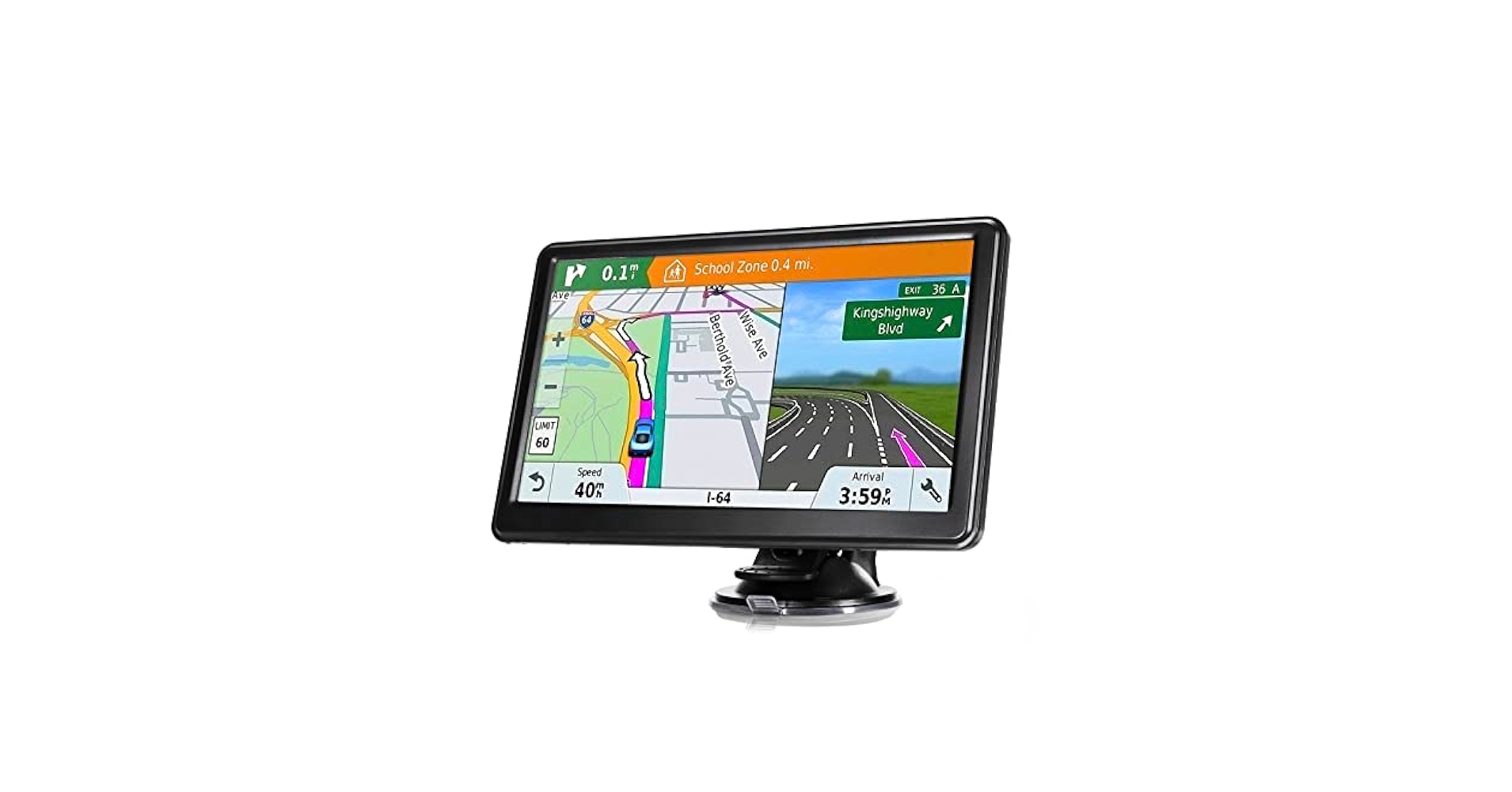 5-8264   • Highway Navigation. Amazon.com: GPS Navigation for Car, 2025 Map 7 inch Touch